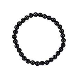 0628850106 Pulsera, Obsidiana (negra), cuentas de 06 mm | Marco Schreier