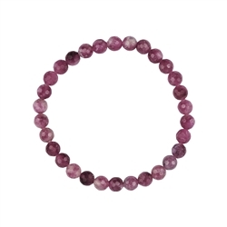 0635351061 Bracciale, tormalina (rosa), perline da 06 mm, sfaccettate | Marco Schreier