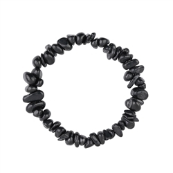 0643250075 Armband, Schungit (stab.), Obsidian, 08-10mm Splitter | Marco Schreier