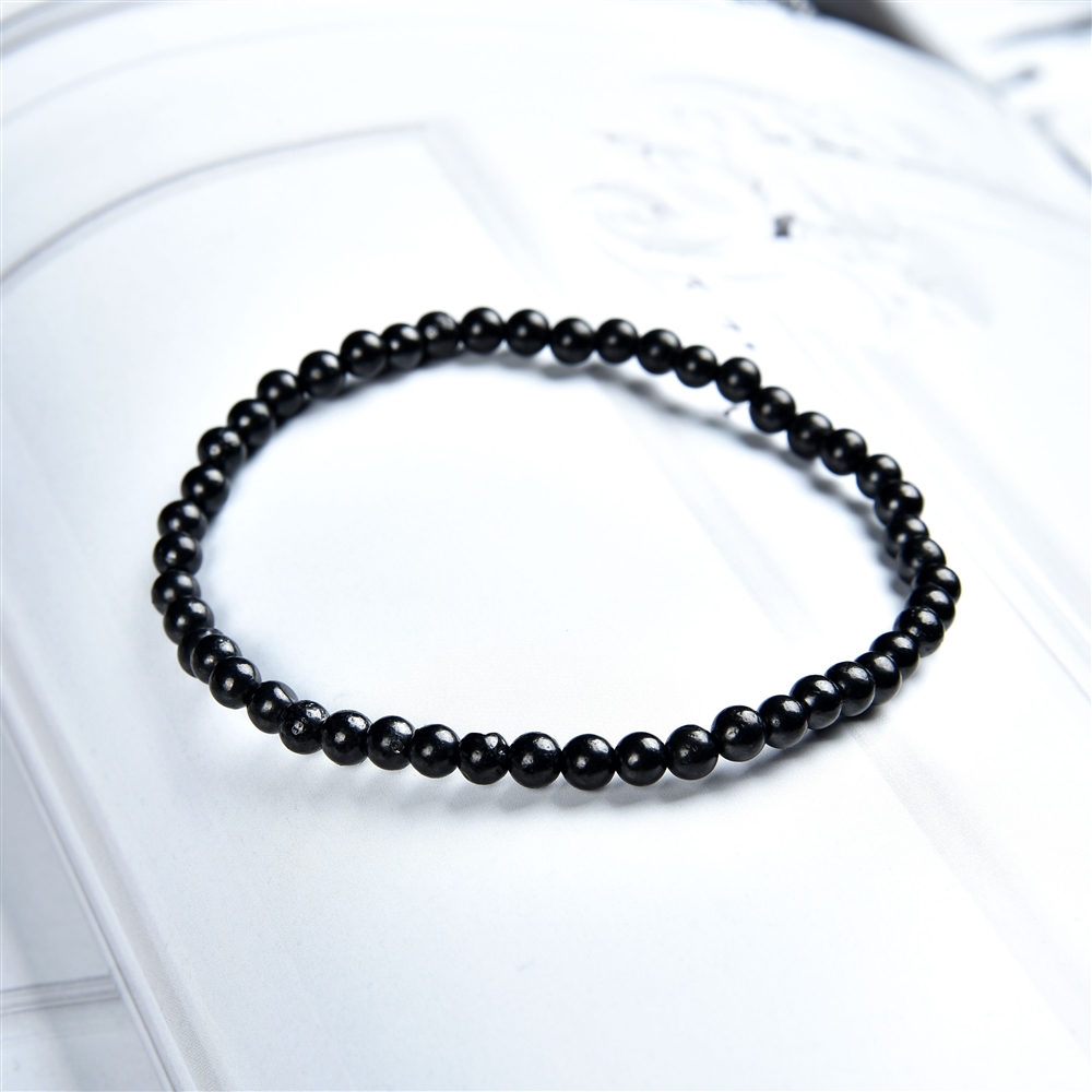 Bracciale, shungite, perline da 04 mm