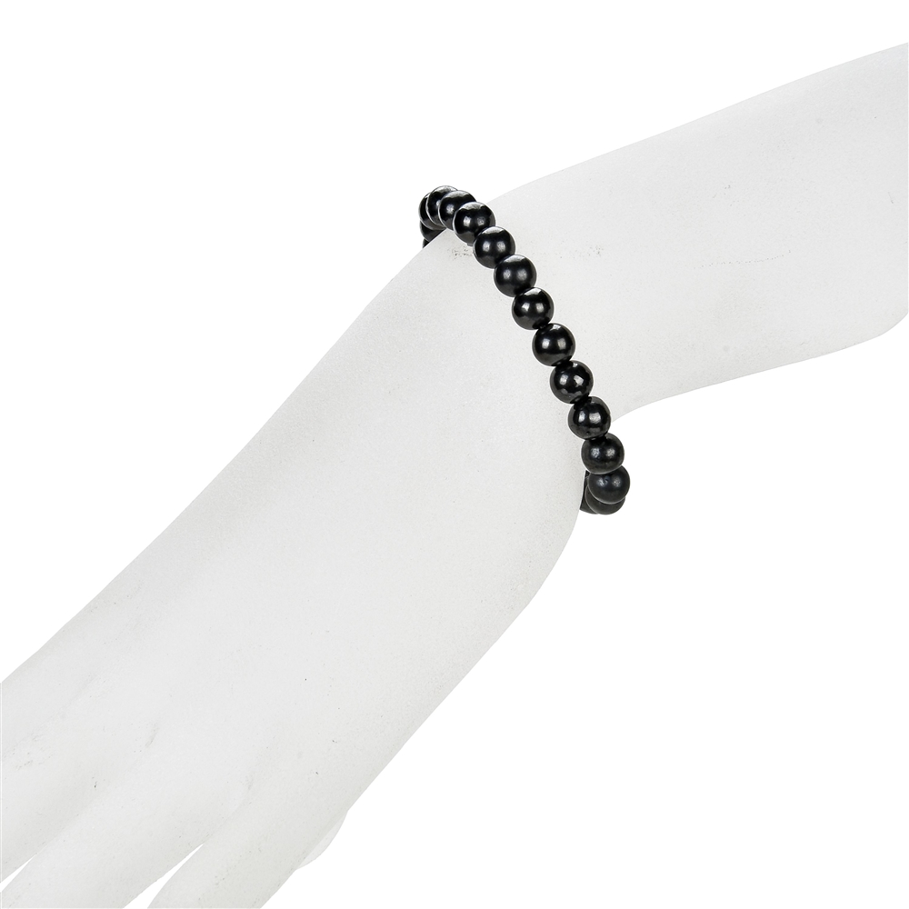 Bracelet, schungite, boules de 06mm