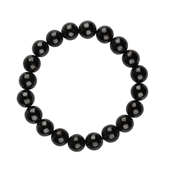 0643250110 Bracciale, shungite, perline da 10 mm | grossista gemme e pietre curative