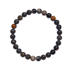 0647450106 Bracciale, Foresta fossile (nero), perline da 06 mm  | Marco Schreier