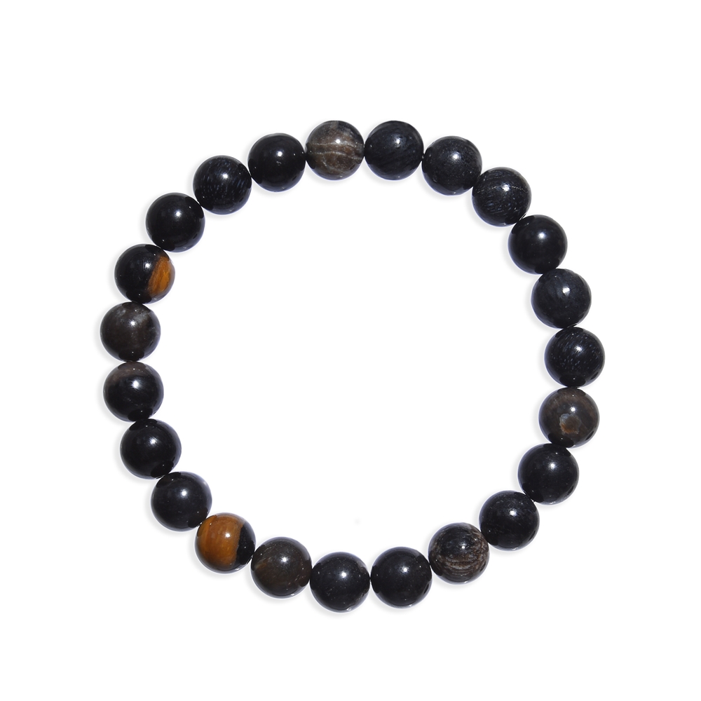 Bracciale, Foresta fossile (nero), perline da 06 mm | Marco Schreier