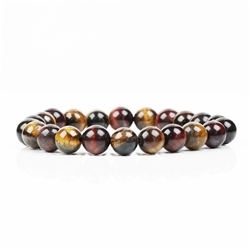 0653650108 Armband, Tigerauge (gemischt), 08mm Kugeln | GH Edelsteine, Heilsteine & Schmuck