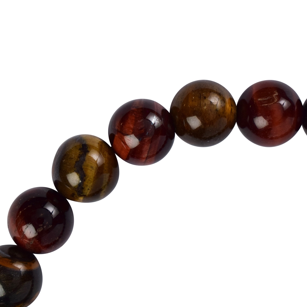 Bracelet, Tiger's Eye (mixed), 10mm beads