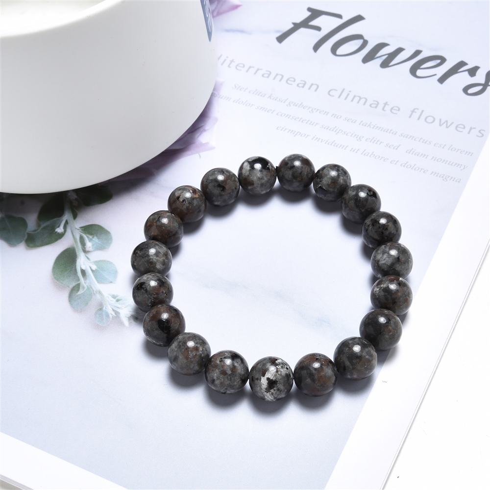 Bracelet, yooperlite, 10mm beads  | wholesaler gems, healing stones & jewelry