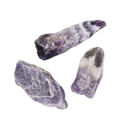 07012212 Decoration Stones Amethyst (banded), 05 - 07cm | gems, healing stones & jewelry