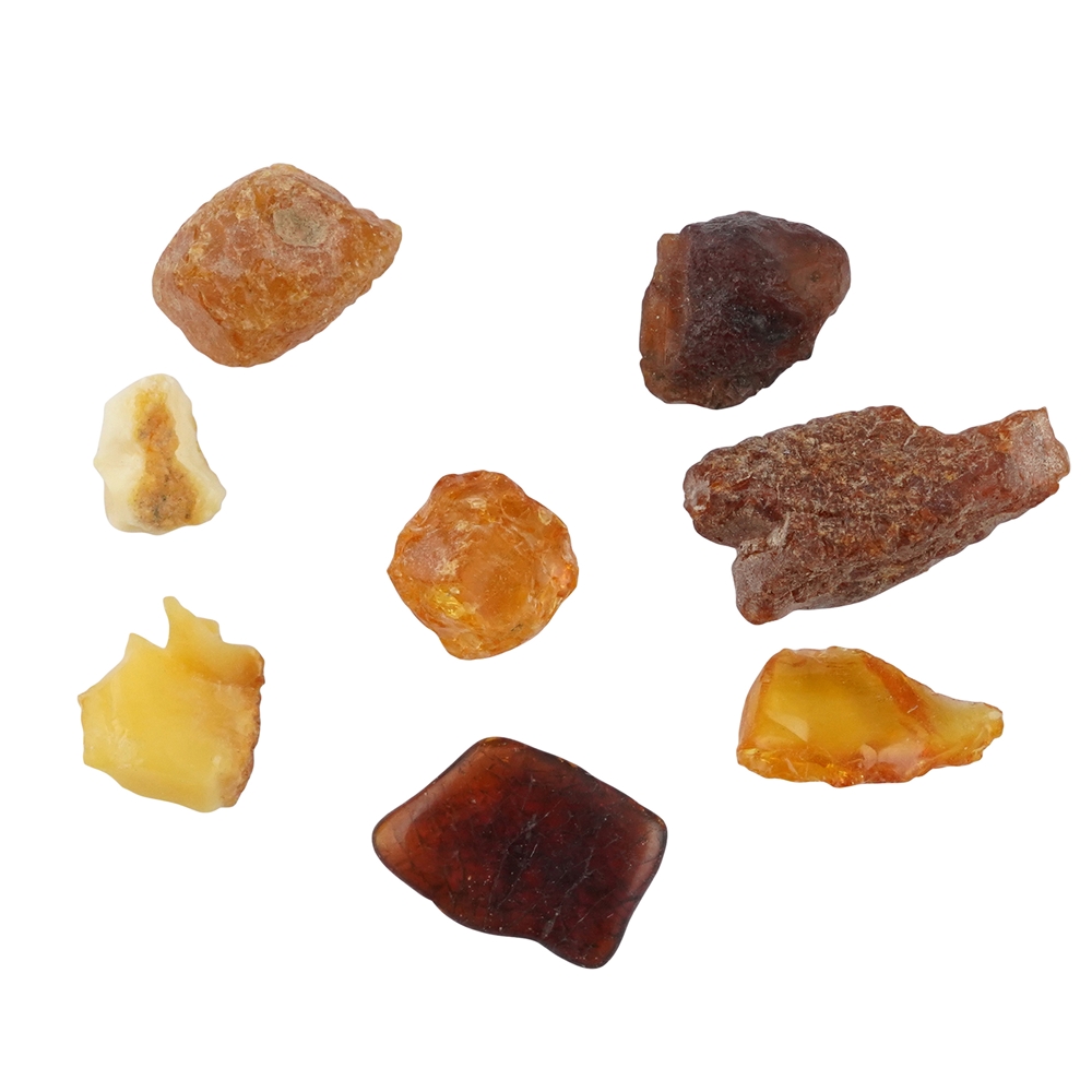 Amber rough pieces, 0.2 - 0.5mm (0.5kg/ PU)