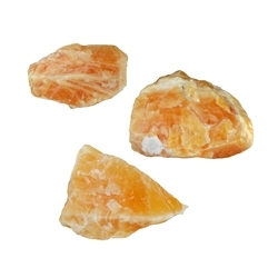 07042220 Calcite (orange) raw, 0.05 - 0.1 kg/pc. | wholesaler gems & healing stones