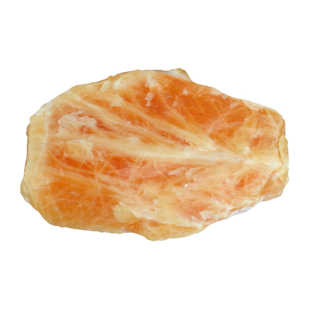 Calcit (orange) roh, 10 - 15cm