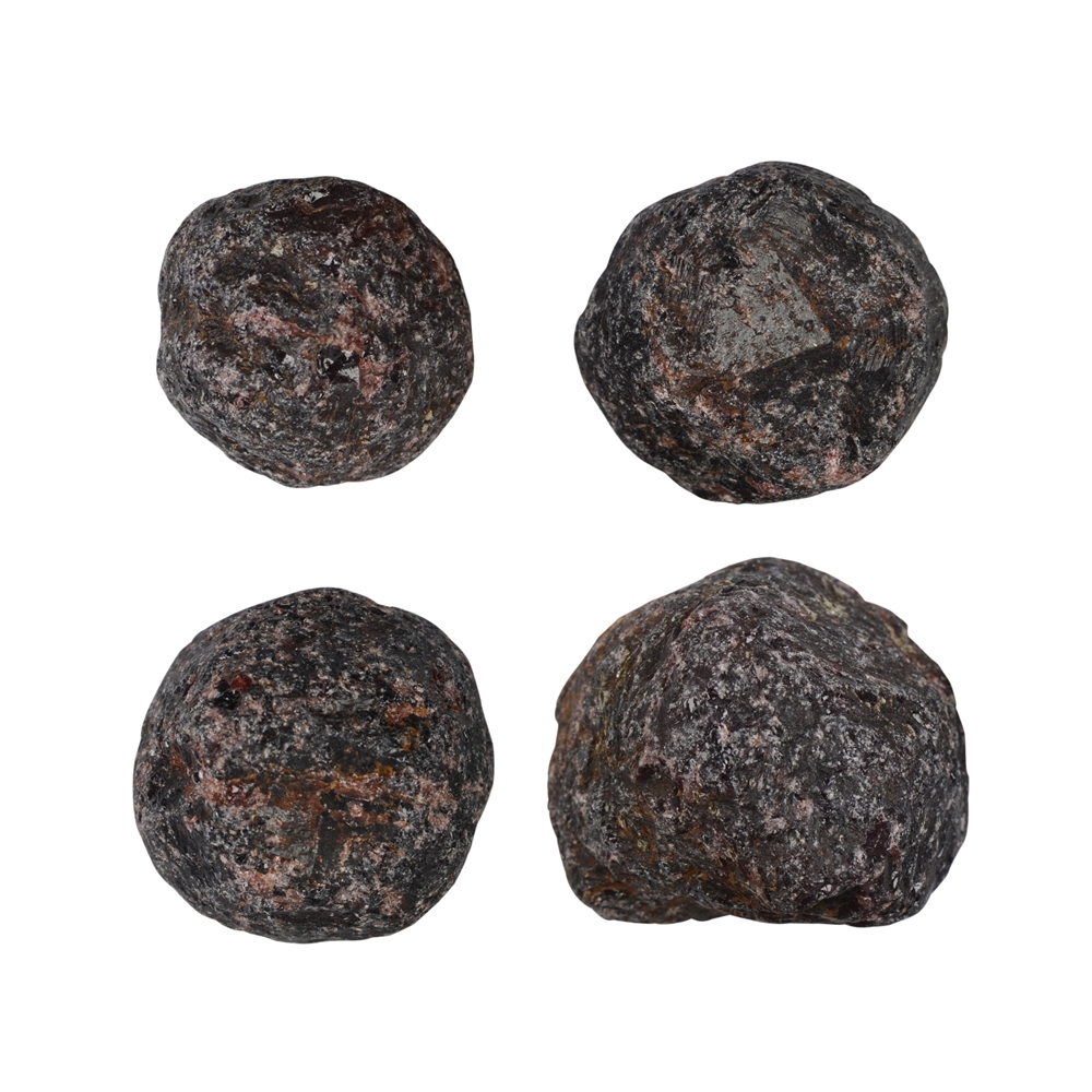 Granato (almandino) grezzo, 2,5 - 3,5 cm (1 kg/VE)