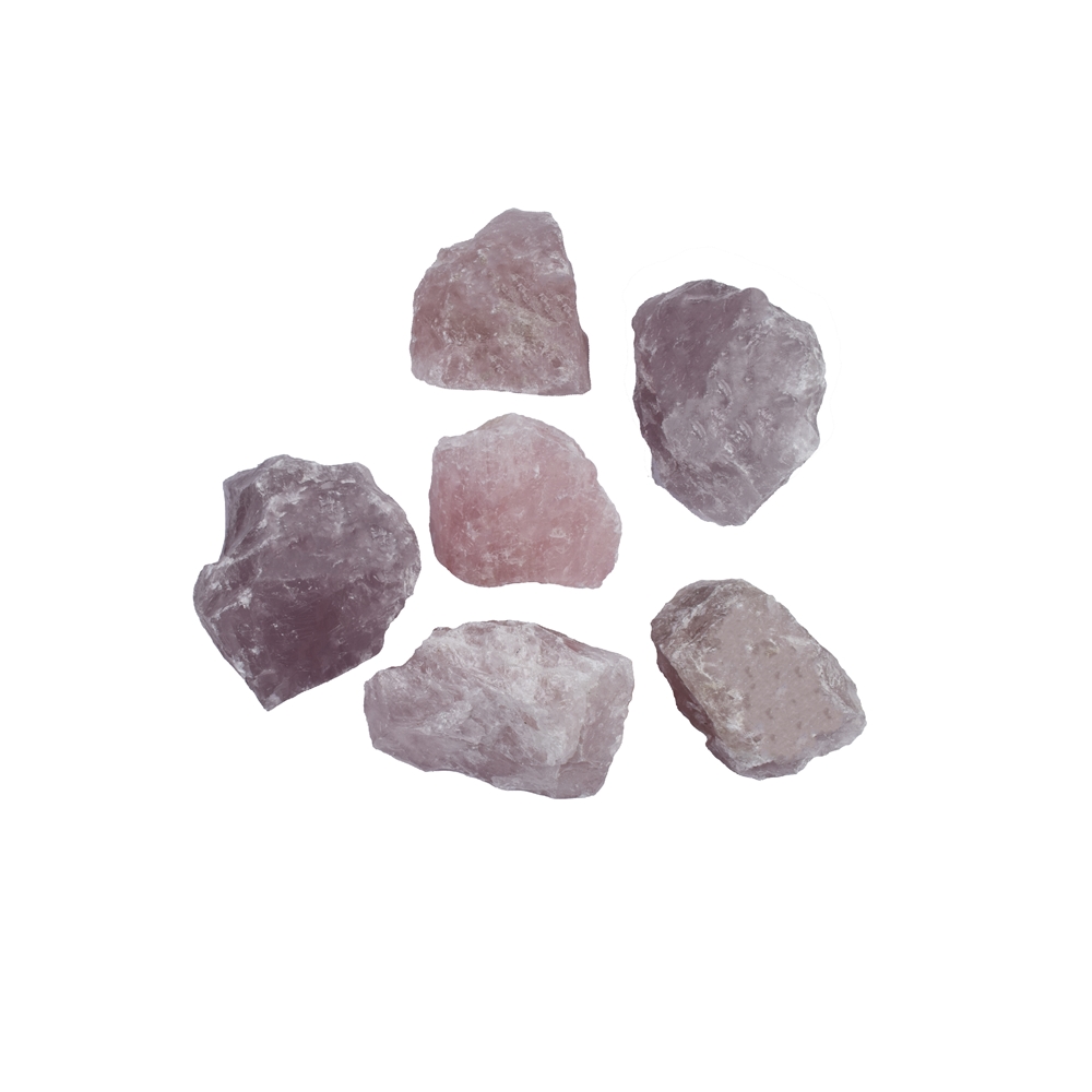 Rough stones Rose Quartz (Namibia), 0,1 - 0,3 kg/pc.