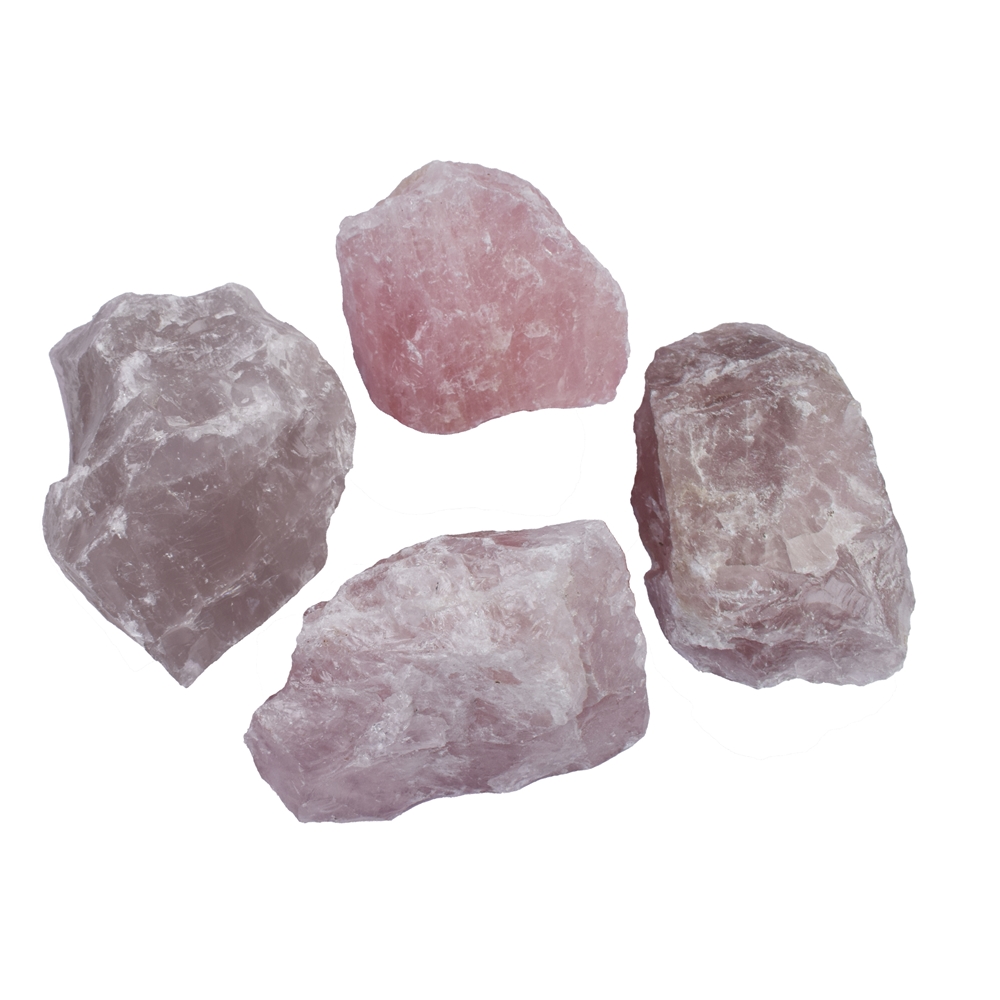 Rose Quartz rough stones (Namibia/Brazil), 1 - 5 kg/pc.