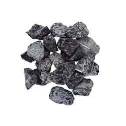 07171211 Decoration Stones Snowflake Obsidian, 02 - 05cm | gems, healing stones & jewelry