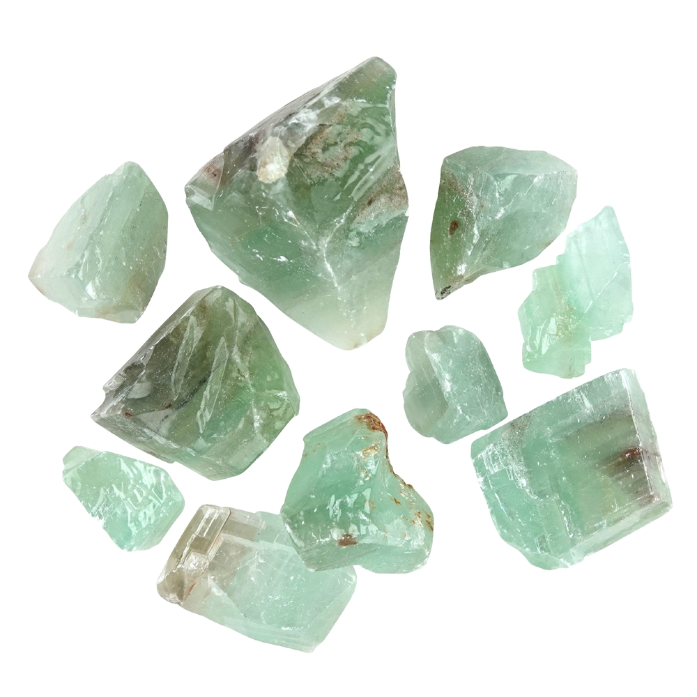 Pierres de décoration Calcite (verte), 02 - 05cm