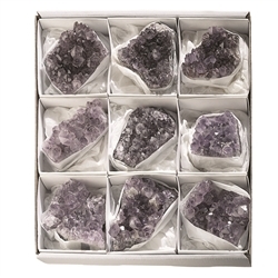 0901201009 Steps Amethyst (Brazil), 07 - 08cm (9 pcs./VU) | gems, healing stones & jewelry