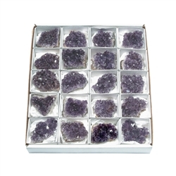 0901201120 Amethyst A (Uruguay) steps, 05cm (20 pcs./VU) | wholesaler gems & healing stones