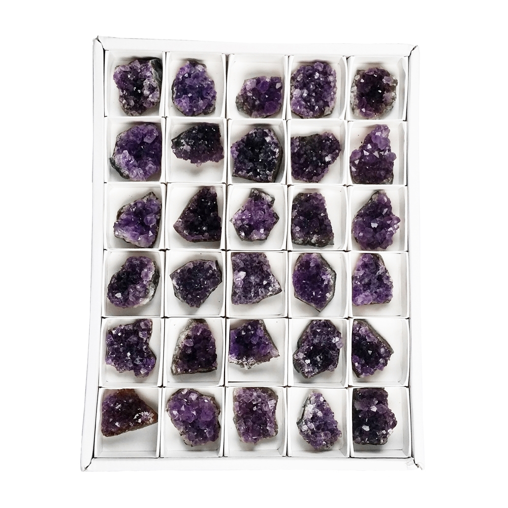 Stufen Amethyst (Uruguay) AB, 03cm (30 St./VE)