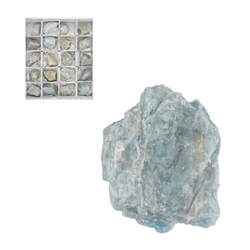 0902202020 Rohsteine Aquamarin, 05cm (20 St./VE) | Edelsteine, Heilsteine & Schmuck-Handel