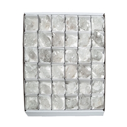 0903501036 Steps Rock Crystal, 03 - 04cm (36 pcs./VE) | wholesaler gems & healing stones