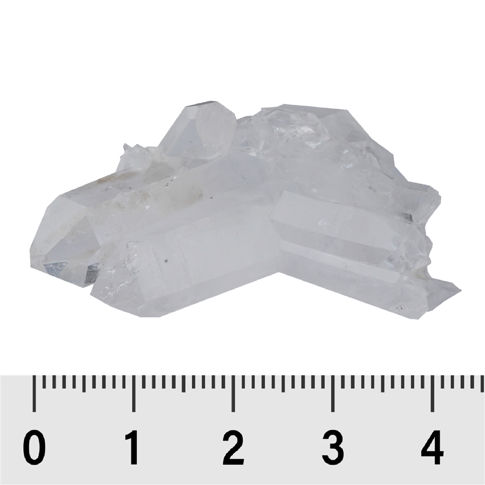 Clusters, Points, Faden Quartz Rock Crystal, 03 - 05cm (54 pcs./ PU)