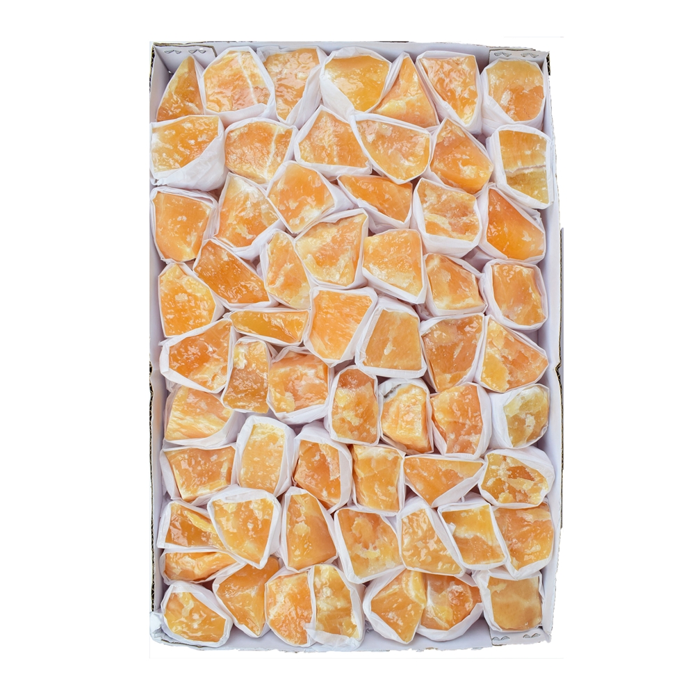 Rohsteine Calcit (orange), 03,5 - 04,5cm (4kg/VE)