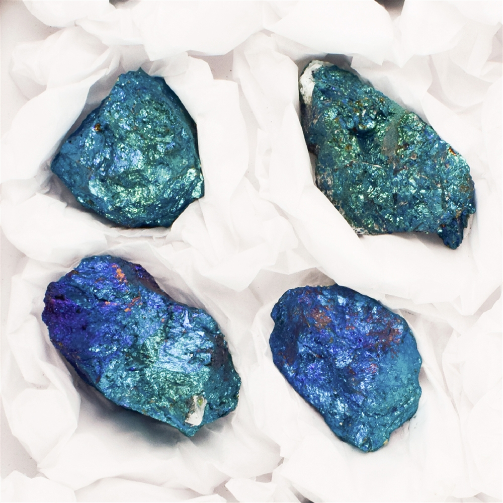 Chalcopyrite rough stones, 9 - 11cm (6 pcs./ PU)