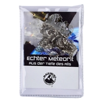Meteorite 35-45 gram with certificate card in pouch