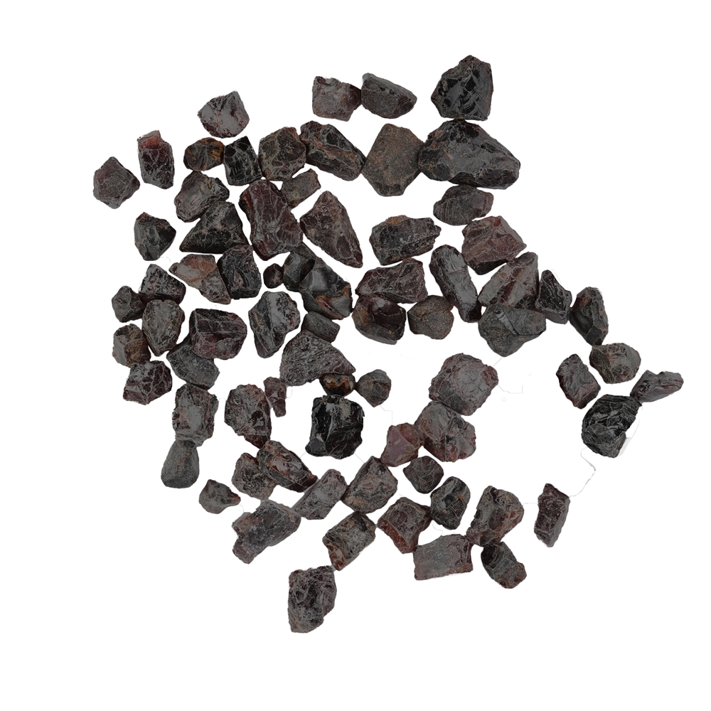 Garnet rough pieces, 0,8 - 2,0cm (100g/VE)