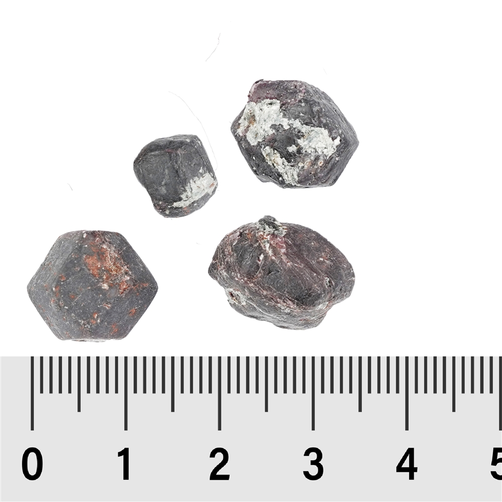 Cristalli di granato grezzi, 1,5 - 1,8 cm (100g/VE)