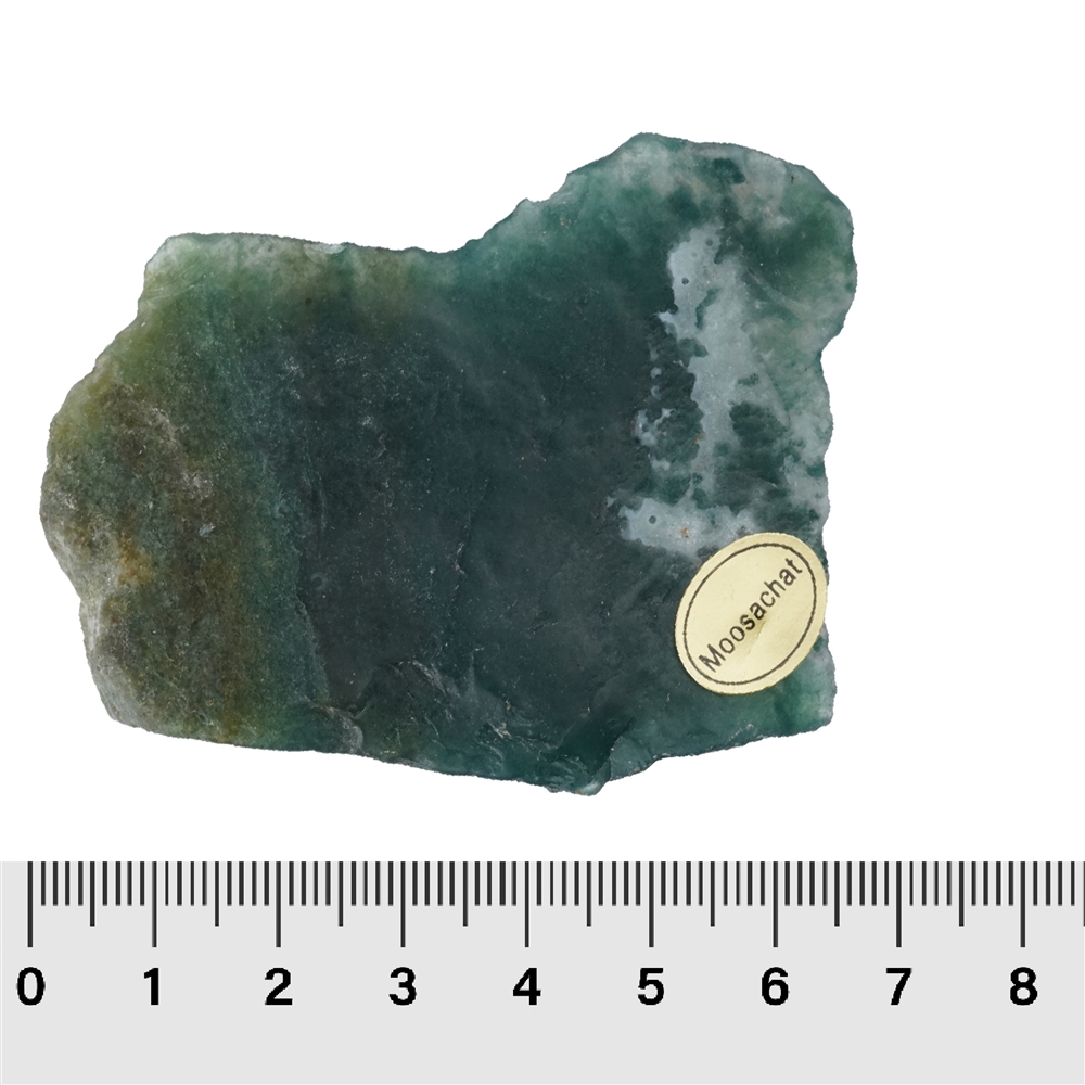 Moss Agate rough stones, 05 - 07cm (24 pcs./ PU)