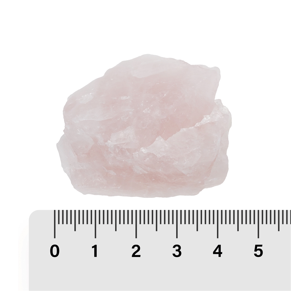 Mini-Flat Rohsteine Rosenquarz, 3,0 - 4,5cm (12 - 15 St./VE) | Marco Schreier
