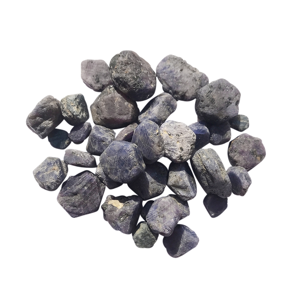 Rohsteine Saphir, 1,0 - 2,0cm (100g/VE)