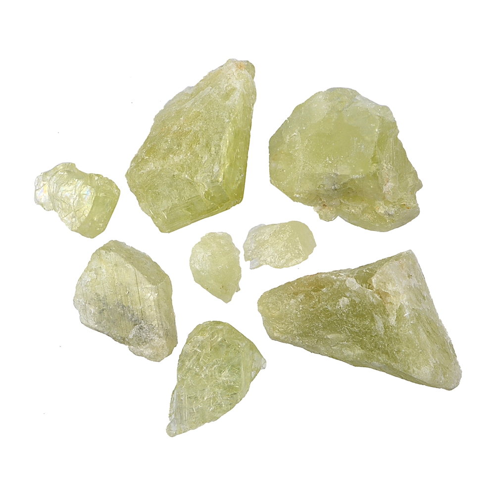 Raw crystals Brasilianite (20 g/VE)