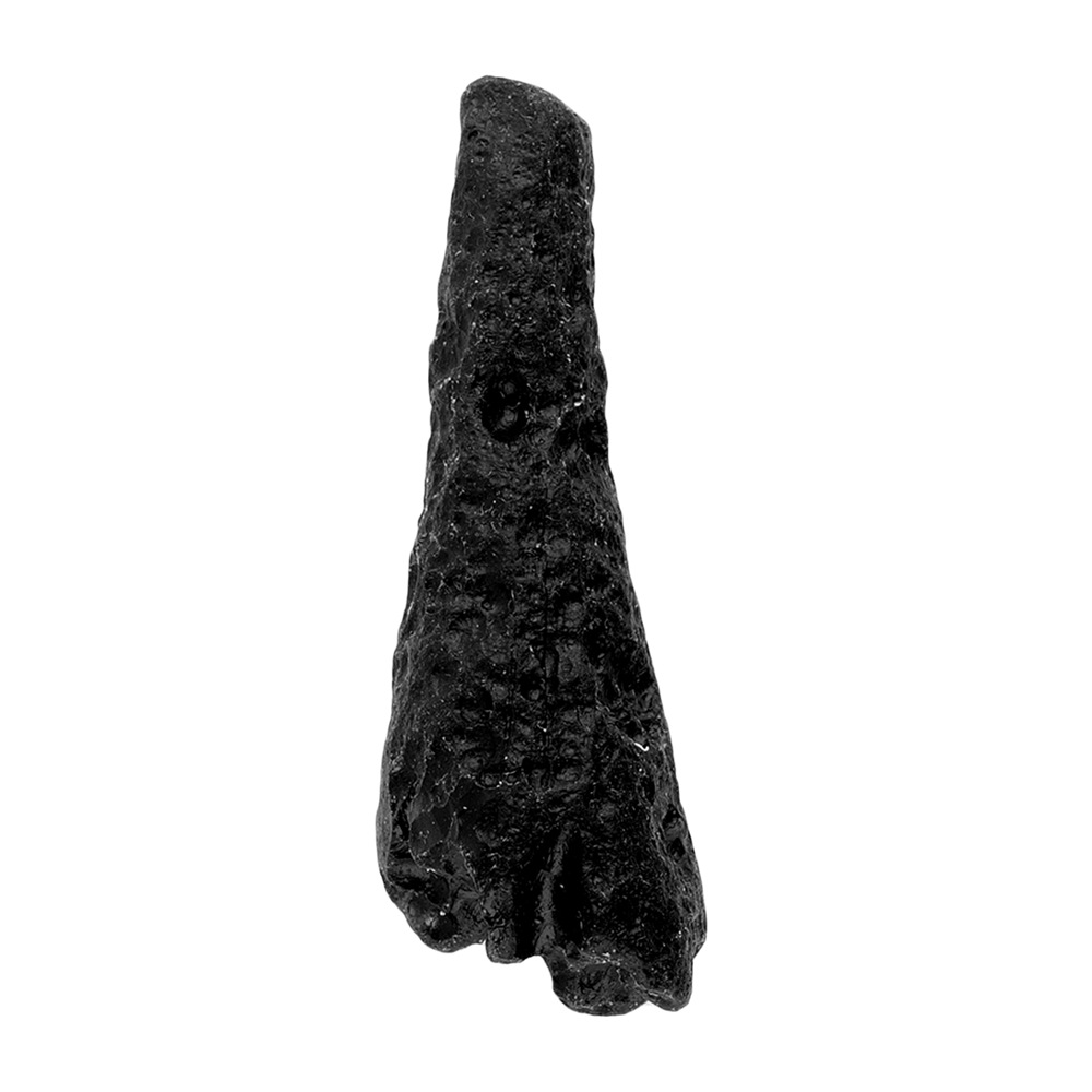 Tektite with enclosure in pouch, 4,5cm