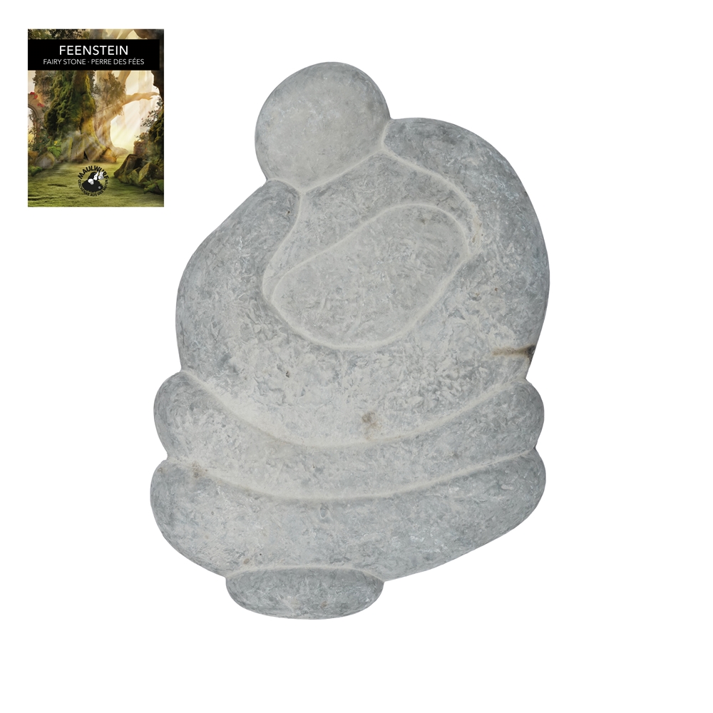 Feensteine (Fairy Stone) mit Zertifikatkarte, 8,0 - 12,0cm