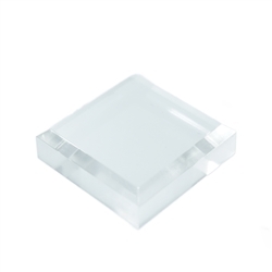 1000002008 Plexiglassockel mit Phase, 5 x 5 cm | Schreier Edelsteine, Heilsteine & Schmuck