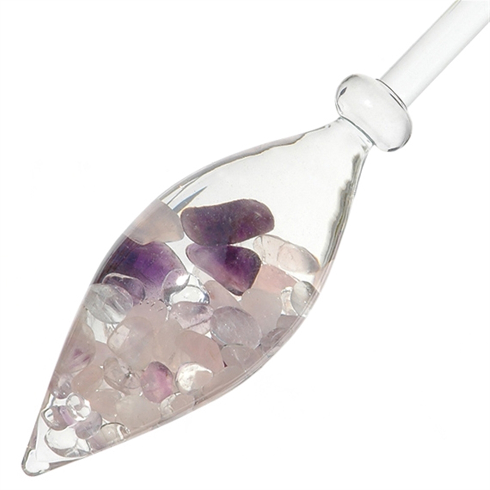  VitaJuwel "Bien-être / Mélange de base" (Améthyste, Cristal de roche, Quartz rose)