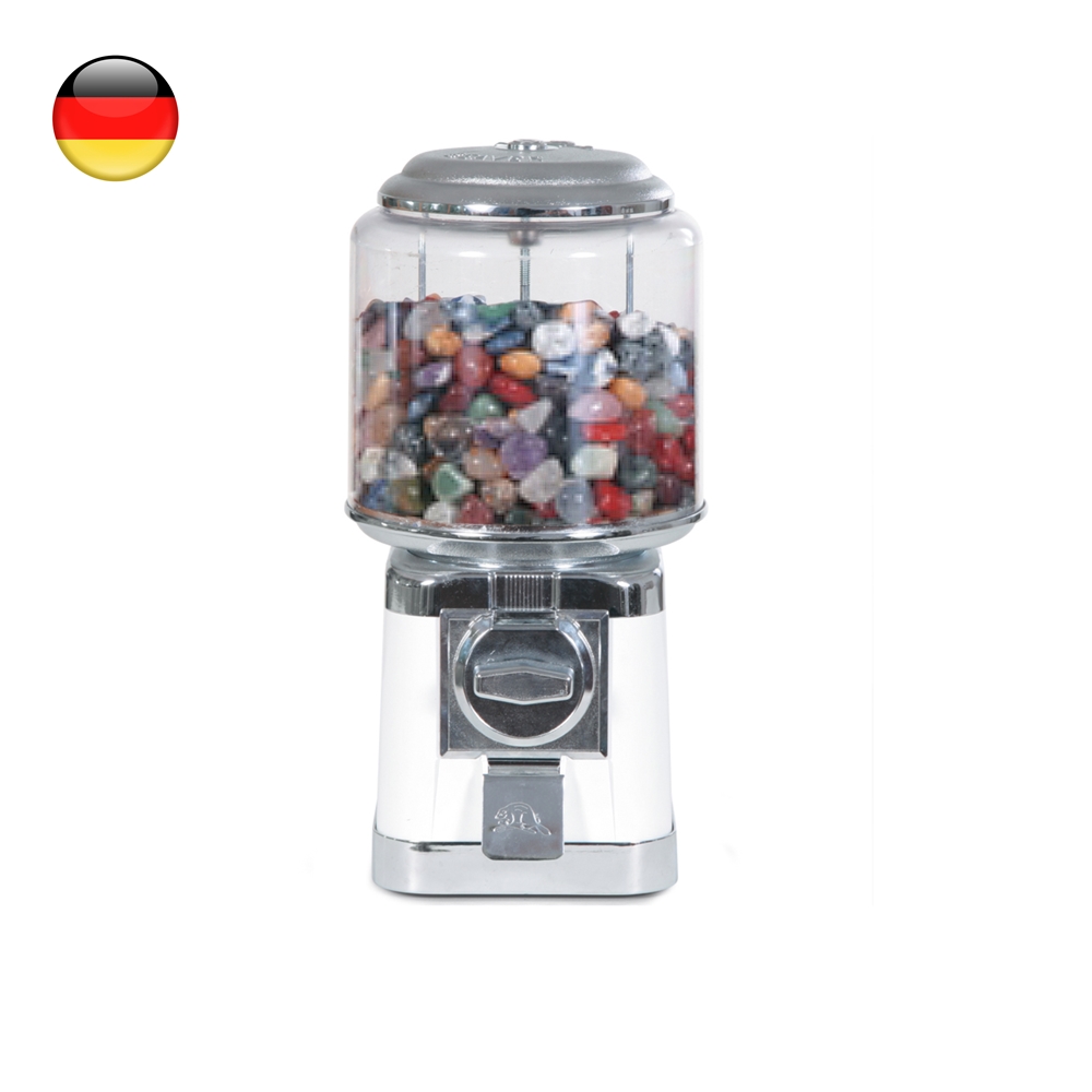 Vending machine with filling 10kg large Tumbled Stones, 600 info cards DEUTSCH