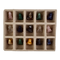 Frogs mixed stone types (15 pcs./VE)
