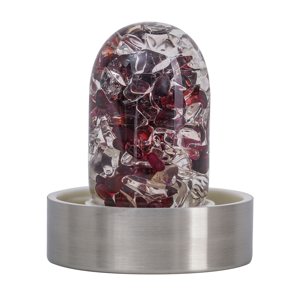 VitaJuwel ViA "Fuego de sensualidad" módulo de piedras preciosas (Cristal de roca, granate)