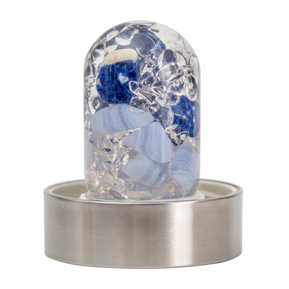 VitaJuwel ViA "Balance" gemstone module (Sodalite, Chalcedony, Rock Crystal)