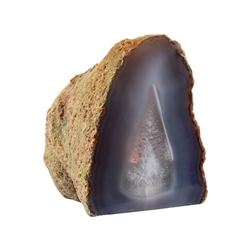 1000105062 Bougie à chauffe-plat Agate Géode (naturel) | Marco Schreier