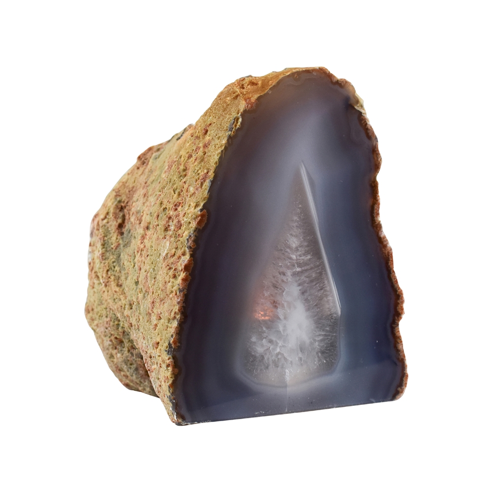 Geode di agata a forma di tealight (naturale)