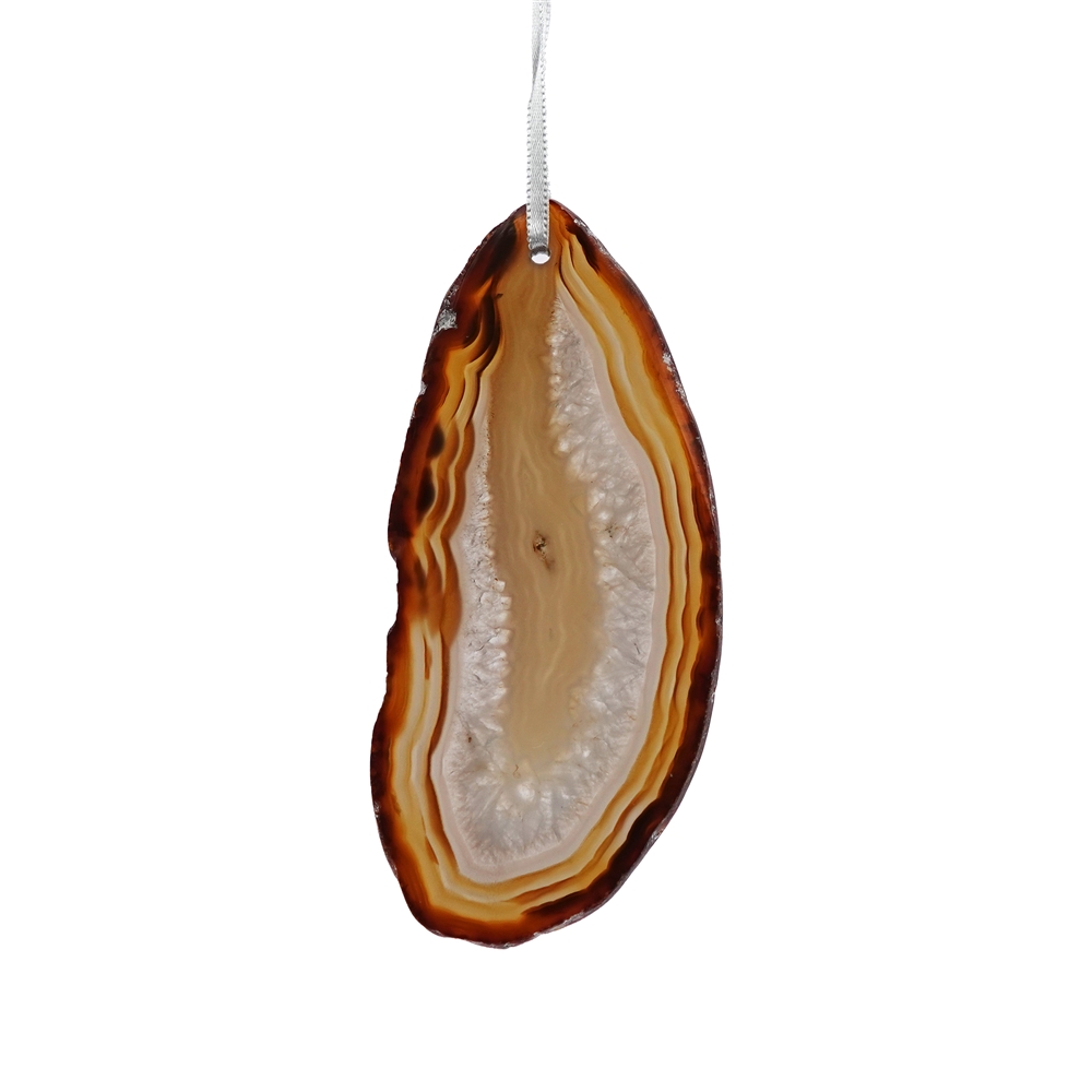 Agate slab with ribbon, natural