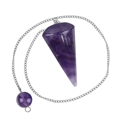 1001203003 Amthyst Quartz "Attention" pendulum | wholesaler gems, healing stones & jewelry