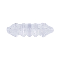Dorje (Vajra), Rock Crystal 4,2cm with insert in pouch