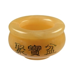 1004203502 Chinese Money Bowl, Calcit (orange), 09cm | GH Edelsteine, Heilsteine & Schmuck