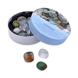 1005206206 Water Stones Chrysoprase / Rock Crystal in gift box | Marco Schreier